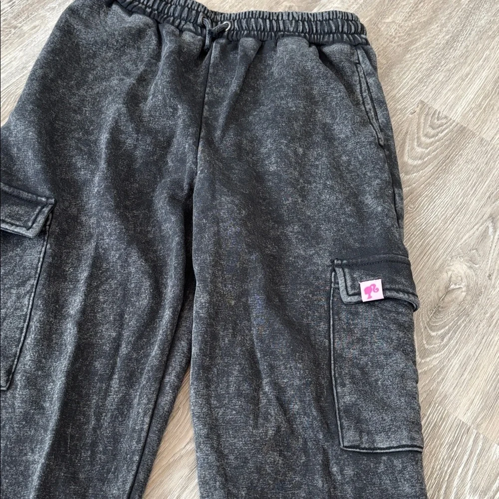 Girls Barbie Charcoal Joggers Sz 13-14Y